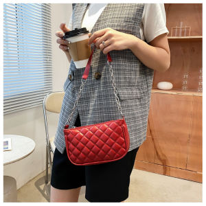 Tas Selempang Wanita Mini Kasual Sling Bag Kulit PU Fashion Style Kekinian Tali Rantai COD T215