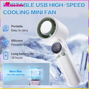 【Free Shipping】 High Speed Cooling Fan 199 Gear Speed Wind USB Rechargeable Digital Power & Speed Display for Home Office Travel Outdoor