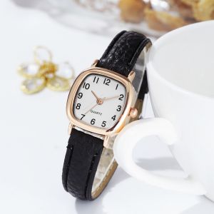 Fashion Small Head Ladies Watch Arabic Numeral Dial Casual Belt Quartz Watch