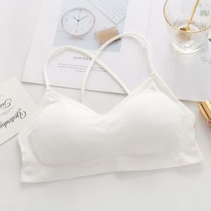 DROPASSIST 1456 Strapless Non-slip Push Up Sports Womens Tube Top Bra With Pad Seamless Running Yoga Wanita Baju Dalam