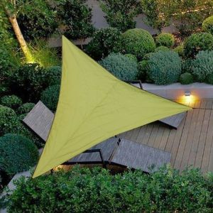 Triangle Waterproof Sun Shade Sail UPF50 Canopy Awning 95% UV Blockage & Water Resistant Outdoor Backyard Patio Garden