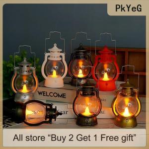 [COD] PkYeG Tool Retro Oil Lamp Halloween Decorative Led Small Home Party Lantern