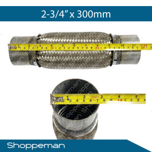 UNIVERSAL EXHAUST PIPE STAINLESS FLEXIBLE BRAIDED PIPE EXHUAST CAR TRUCK MUFFLER SIZES AVAILABLE