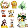 Topper Zoo Topper Kue Model Hewan Topper Zoo Hiasan Kue Hutan Harimau Gajah Singa Jerapah Rubah Monyet Rusa Dino NEW HIASAN KUE FIGURE KUE FIGURE ANIMAL HADIAH BIRTHDAY GIFT ANAK Figure Binatang Hiasan Kue Binatang. 