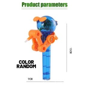 Creative Lollipop Holder Robot Candy Toy Storage Stands Display Decompression Funny Kids Gift