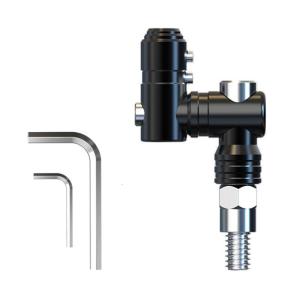 Universal Adjustable Motorcycle Mirror Mount Adapter Aluminum Bracket set for Enhanced Rearview Visibility And Safety