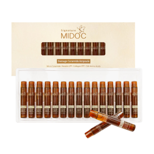 Mido C Signature Damage Ceramide Ampoule 13ml x15 Keratin Collagen Perm Color Porous Hair