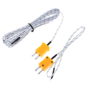 💞【Special price】💖Muya 1PC K type temperature sensor thermocouple probe cable wire 0.5/4m