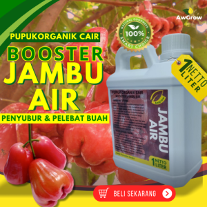 Pupuk Cair Organik AwGrow Booster Jambu Air - Penyubur & Pupuk Nutrisi Tinggi 1 Liter