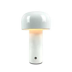 Lampu Meja Mushroom Table Lamp Lampu Tidur Portable Wireless Charging Touch Lamp Desktop Nordic Decoration Untuk Atas Bar Restoran