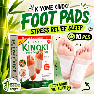 HouseCo KINOKI DETOX FOOT PADS | Foot Relief Accessories | Dermacare | Detox | Moisturizing | Kinoki Cleansing Detox Foot Pads | Organic Herbal Cleansing Patches | Removes Body Toxins | Effective Detoxifying Pads | Health Care Relax Body | Relieves Stress