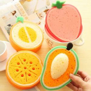 Miếng Bọt Biển Rửa Bát Hình Trái Cây Dễ Thương Tiện Dụng