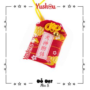 Móc khóa Yushou Thi cử đỗ đạt - Mẫu 8 (Kiểu Omamori) Có sẵn
