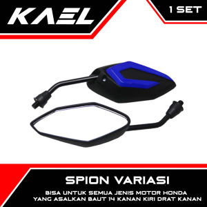 Spion Variasi Model Vario Honda Yamaha Beat Lama Old eSP Street K1A Deluxe Vario Scoopy Spacy Revo Grand Supra Tiger CB Blade Mio Lama J Soul GT Sporty M3 Z S Vega X-ride Fino Jupiter Sepion Kaca Merah Biru Hitam Silver Putih