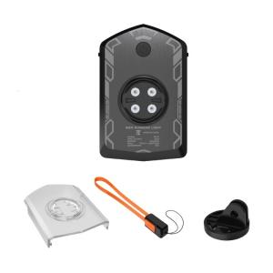 ไฟจักรยานแอลอีดีความสว่างสูงพร้อมมาตรวัดความเร็วจักรยานชาร์จไฟได้แสง1ชุดสำหรับสภาพอากาศต่างๆ