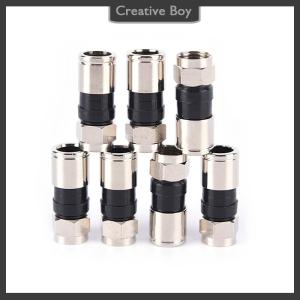 [Creative] 10 pcs RG6 F Type Compression 2.7cm high quality Snap Seal Plug Connector