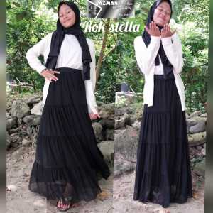ROK STELA/ROK TUTU RUFFLE DEWASA/LONG TUTU SKIRT INPORT/ROK TUTU TILE  PANJANG 3KERETAN