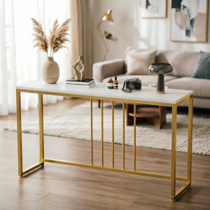 Rectangular Table Hallway Side Table Long and Narrow Home Office Desk Minimalist Wall-Mounted Bedroom Desk