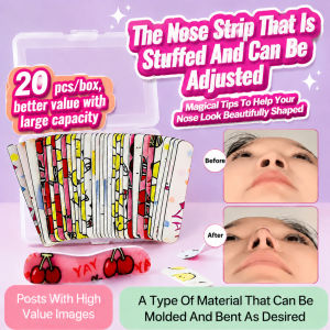 Nose Shaper / Nose Contouring Sticker / Korean Nose Lift Sticker Memory Metal Frame Non-Surgical Nose Lift Painless Reshaping No Glue Needed Natural Looking Beauty Tool