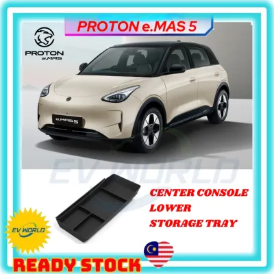 【P38】Proton e.MAS 5 Armrest Storage Box Center Console Storage Tray Doors Pocket Storage Box Center Console Organizers