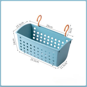 Homenhome hộ gia đình treo lưu trữ nhựa Giỏ nhà bếp Trái cây và rau Bộ đồ ăn thoát nước giỏ treo phòng tắm mỹ phẩm giá lưu trữ