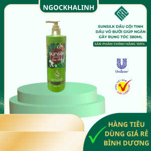 Dầu gội Sunsilk tinh dầu vỏ Bưởi giúp ngăn gãy rụng tóc 380ml