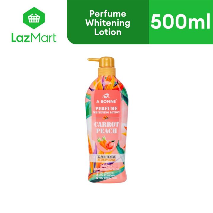 A bonne Perfume Whitening Lotion 500ml Carrot Peach Lazada PH