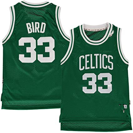 Mens Boston Celtics Larry Bird Mitchell Ness Kelly Green Big