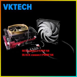 [Vktech] Efficient 4Pin PWM Fan Hub 1 to 10 Ports SATA Power for Server and PC Cooling