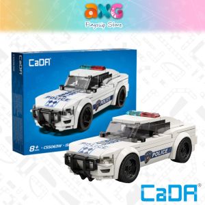 CaDA Midnight Pursuit Police Car Brick DIY 1:32 Scale Vehicles Set C55063W