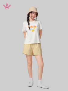 Áo thun WINNY cotton co giãn basic tay ngắn form vừa áo thun T-shirt 180gsm 1HACT26011N