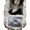 Transparent Pocket School Concert Bag Sling Messenger Bag for Girls. 