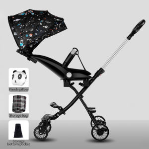 【Ready Stock】Baby Stroller Magic stroller 2 Way Facing 4 wheels Ultra lightweight Foldable strollers Magic Kids Stroller