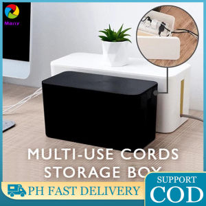 【COD】Power Cord Board Storage Box Hub Cable Box Wire Sorting Box. Modern Minimalist Portable Cable Box to Organize and Hide Messy Rope Storage Box