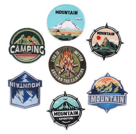 MECCANIXITY Star Iron-on Patches Embroidered