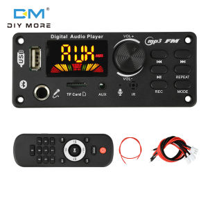 Diymore DC 7-24V màn hình màu BT MP3 bảng Giải mã âm thanh 6.5mm Microphone ghi âm & giao tiếp Mainboard 2x50W với Bộ khuếch đại 87.5-107.5Mhz