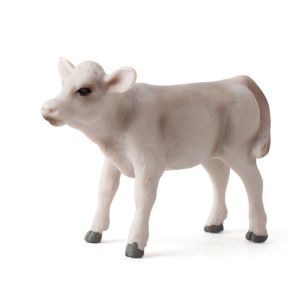 GONUUWGL สวนสัตว์ มินิ ของขวัญเด็ก เครื่องประดับตั้งโต๊ะ แบบจำลอง สำหรับเด็กอ่อน ตุ๊กตาสัตว์ ของเล่นเพื่อการศึกษา แบบจำลองวัว ของตกแต่งบ้าน