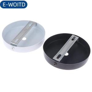 E-WOITD  Treo đèn chùm tấm kim loại Trần cố định cơ sở tường cố định phụ kiện 10cm Tự làm mặt dây chuyền retro công cụ ánh sáng