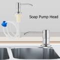 Soap Dispenser Kitchen Sink Liquid Dishwashing Dispenser 304 Stainless Steel Kitchen Sink Liquid Soap Pump Dispenser Extended 1.2m Tube Soap Dispense【earphea】. 