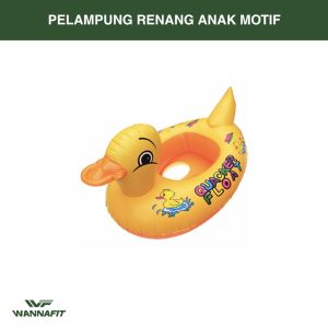 Ban Renang Anak Pelampung Karakter Wannafit Ban Berenang Leher Kaki Kartun Cincin