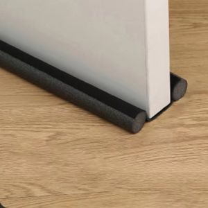 ZOOGGJZ กันแมลง แถบซีลด้านล่างของประตู กันฝุ่นเก็บความร้อน ปรับความยาวได้ ตัวป้องกันเสียงรบกวนจากรางใต้ประตู ทนทานต่อการใช้งาน เก็บเสียงเก็บเสียง แถบปิดผนึกประตู