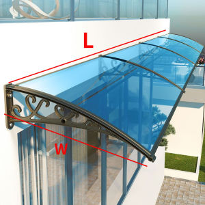 【KAIJIA】Heavy-duty Awning Canopy with Bracket Frame Outdoor Sun Shade Anti UV Durable for 30 years