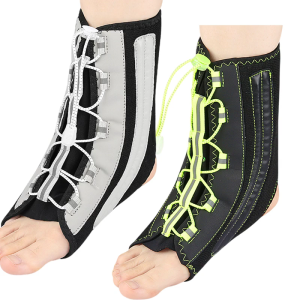 Ankle Brace for Sprained Ankle Heel Protector Wrap Ankle Support Drawstring Ankle Wraps with Metal Support