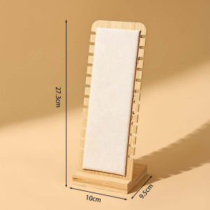 Jewelry Display Holder Solid Wood Necklace Organizer Showcase Necklace Showcase Holder Jewelry Necklace Display Stand