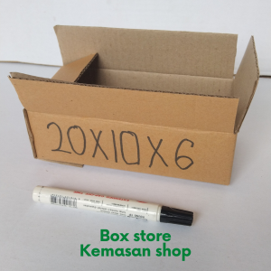 BOX KARDUS | KARTON | DUS BOX POLOS 20X10X6 CM | KARDUS PACKING