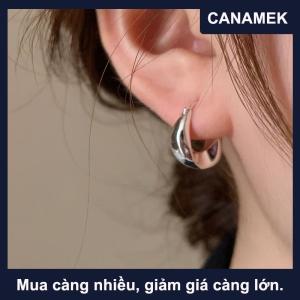 【CANAMEK】 Phụ Nữ Tai Hoop Bông Tai Đa Năng Ngọt Ngào Cô Gái Hợp Thời Trang Bông Tai Thời Trang Dị ứng Đảng Năm Mới Quà Tặng Phụ Kiện
