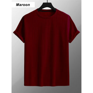 Mens Snake Print Casual T-shirt Stretch Fitness Sports Short-sleeved Tops