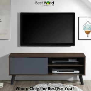 Best TIIGO 6ft TV Cabinet / TIIGO 4ft TV Cabinet (Sonama Oak + Grey / Columbia Walnut + Grey / White / Espresso)