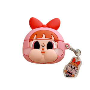 For Airpods 4 Case 3D Cartoon Silicone Labubu Headphones Earphone Case For Apple AirPods 4 3 2 1 Pro Cover