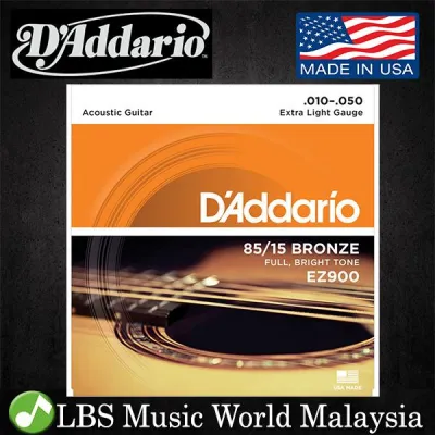 Daddario EZ900 85/15 Bronze Acoustic Guitar String (10-50)